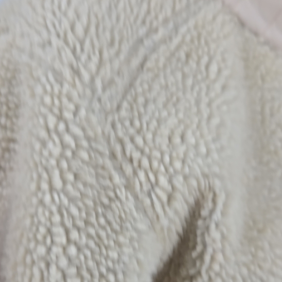 Patagonia Cream Teddy Jacket Full-Zip Stand-Up Collar - Picture 10 of 14